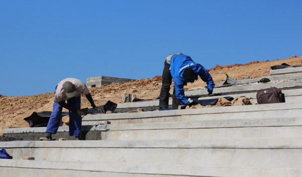 Construction of Ntcheu stadium