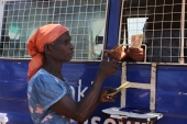 SCT beneficiary recieving cash-under electronic payment-Balaka